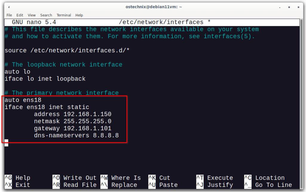 How To Configure Static IP Address In Linux And Unix OSTechNix