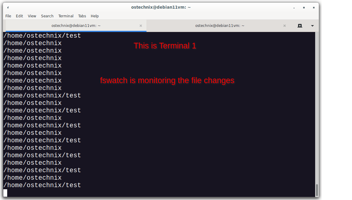 How To Monitor File Changes Using fswatch In Linux OSTechNix