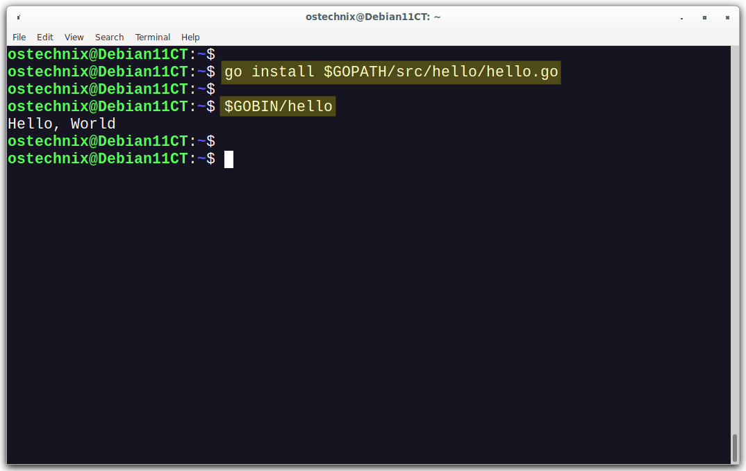 How To Install Go Language In Linux OSTechNix