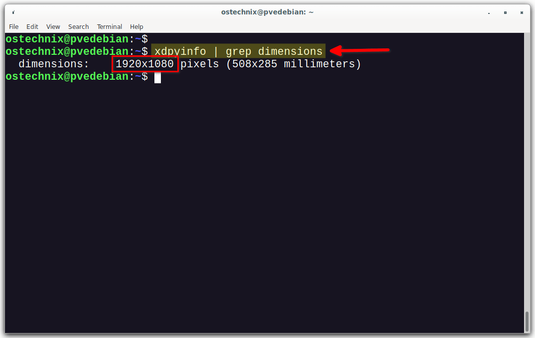 Find Linux Desktop Screen Resolution From Command Line OSTechNix