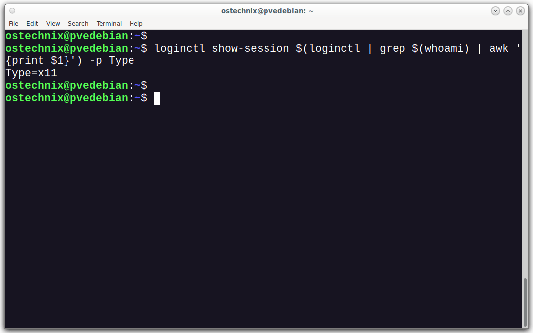 Check If You're Running Wayland Or X11 Display Server In Linux OSTechNix