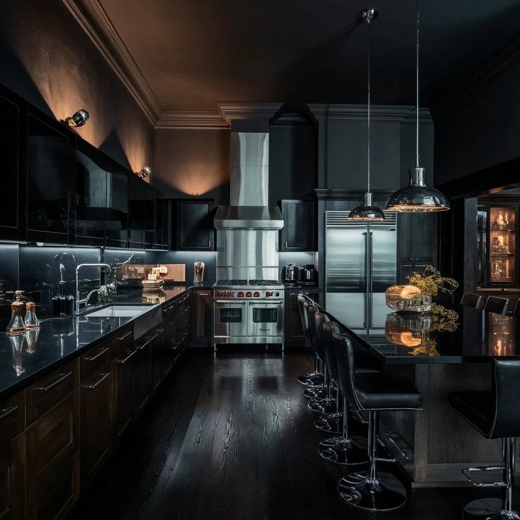15 Dark Color Kitchen Inspirations Transform Your Space Today