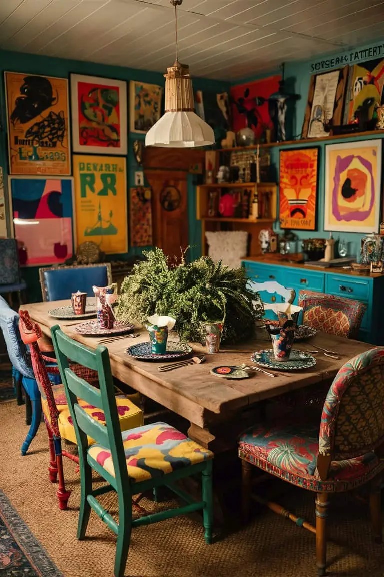 10 Boho Dining Rooms That'll Make You Swoon