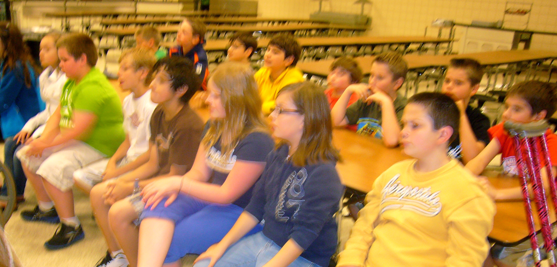 Visiting the Middle School ostranderclassroom