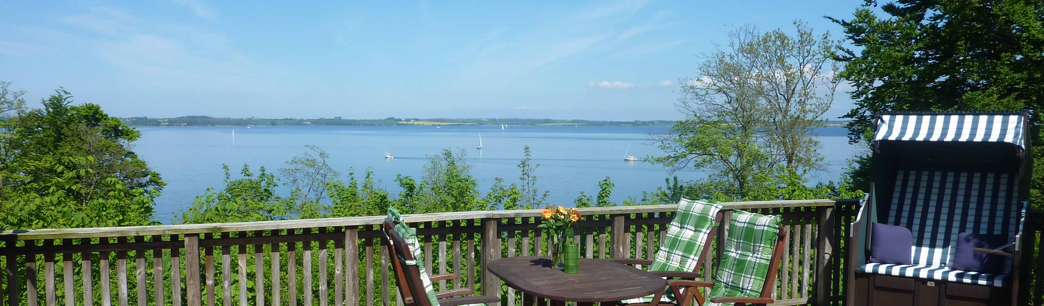 Ferienhaus mit Meerblick im Naturschutzgebiet der Flensburger Förde
