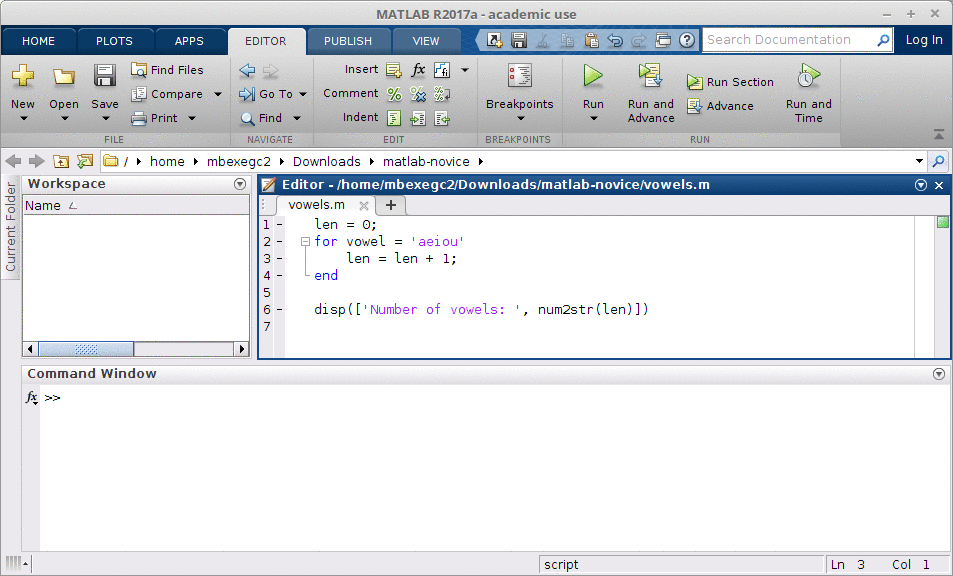 Programming with MATLAB Repeating With Loops