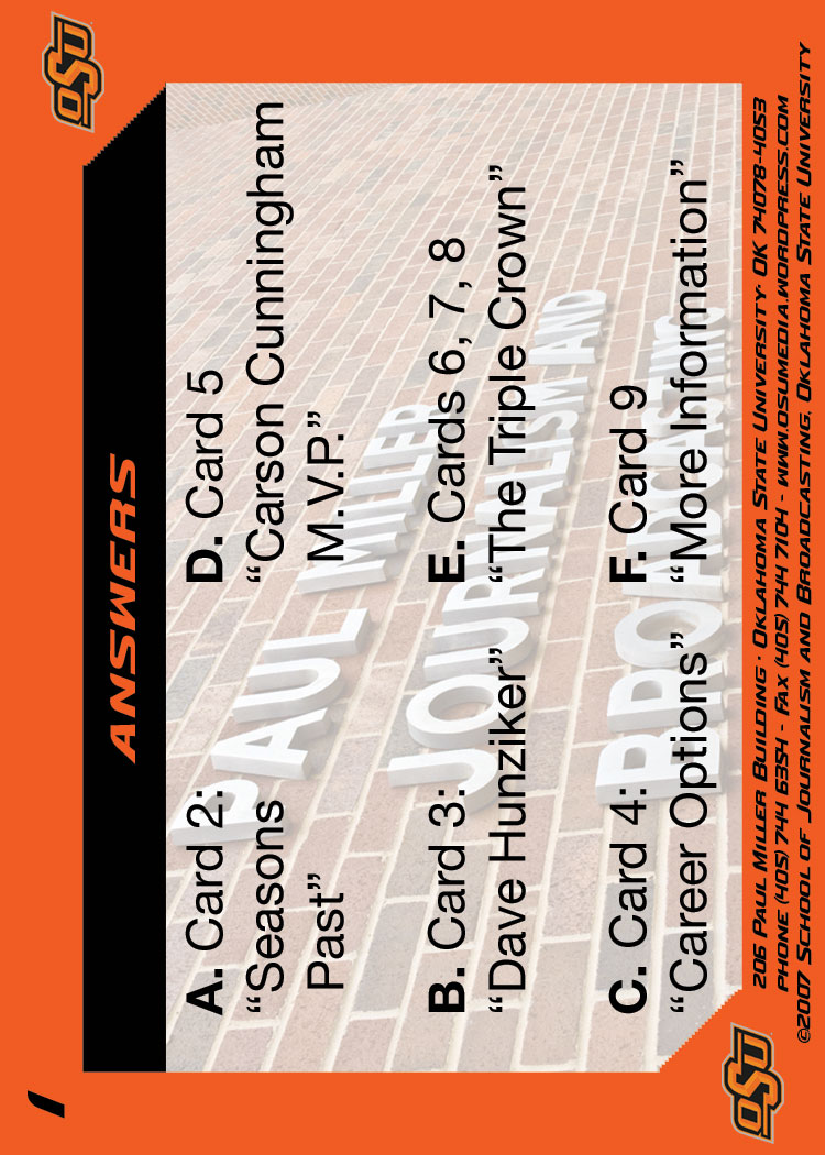 Baseball Cards « Oklahoma State University Sports Media