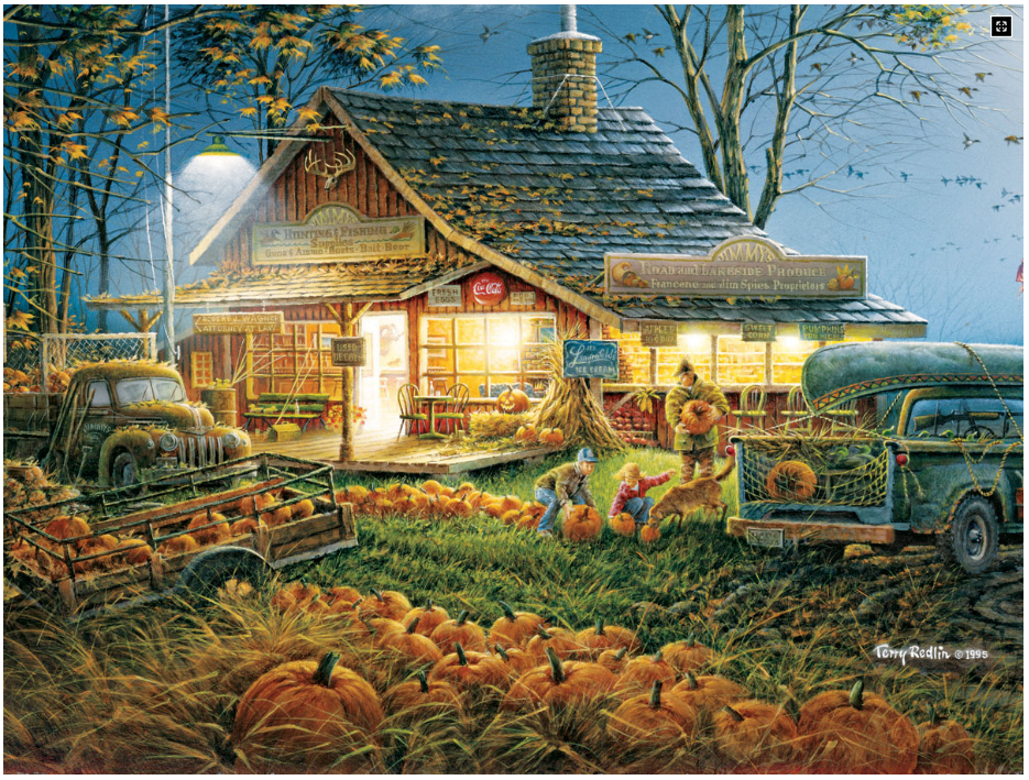 Autumn Traditions Puzzle 1000 Piece Oswald's Pharmacy
