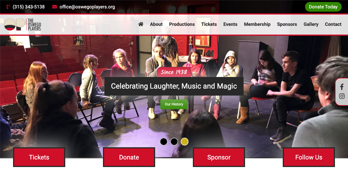 OSWEGO PLAYERS REVIVE TIMELESS CHRISTMAS TREASURE Oswego Players Theater