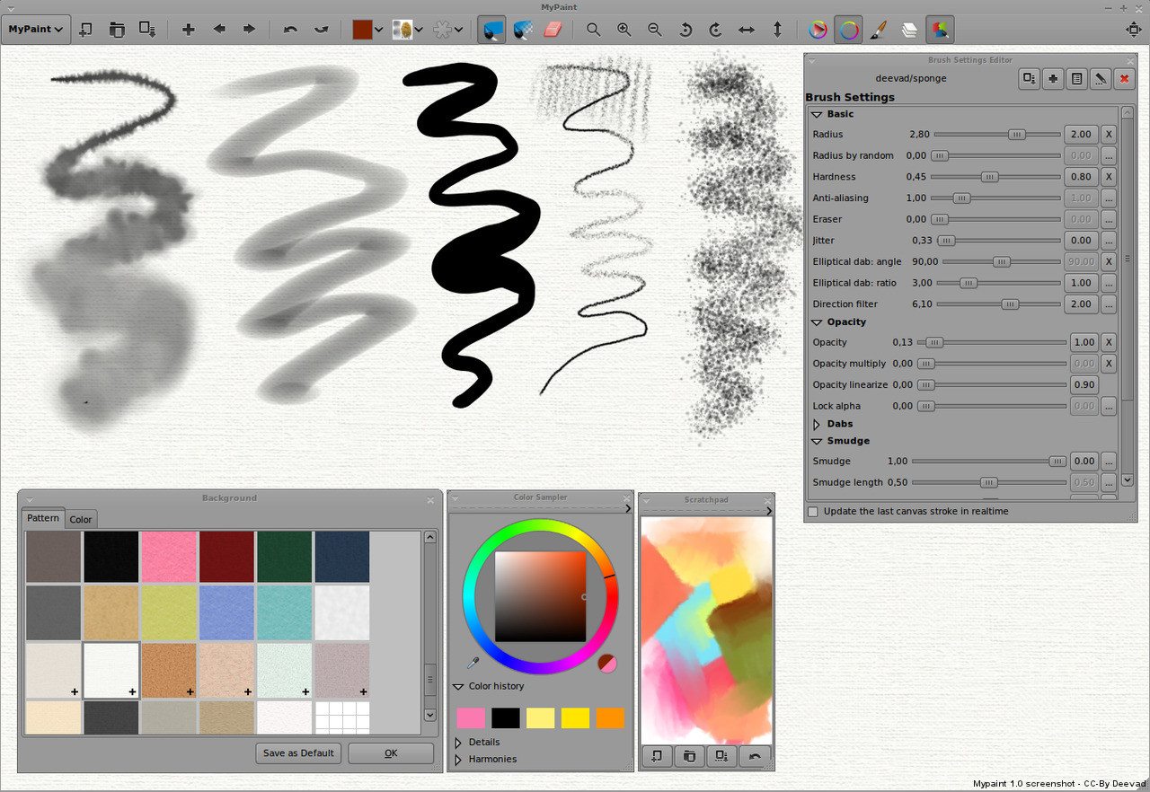 MyPaint 1.0.0 OSWorld.pl