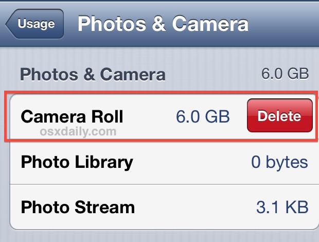 Delete All Photos from iPhone At Once