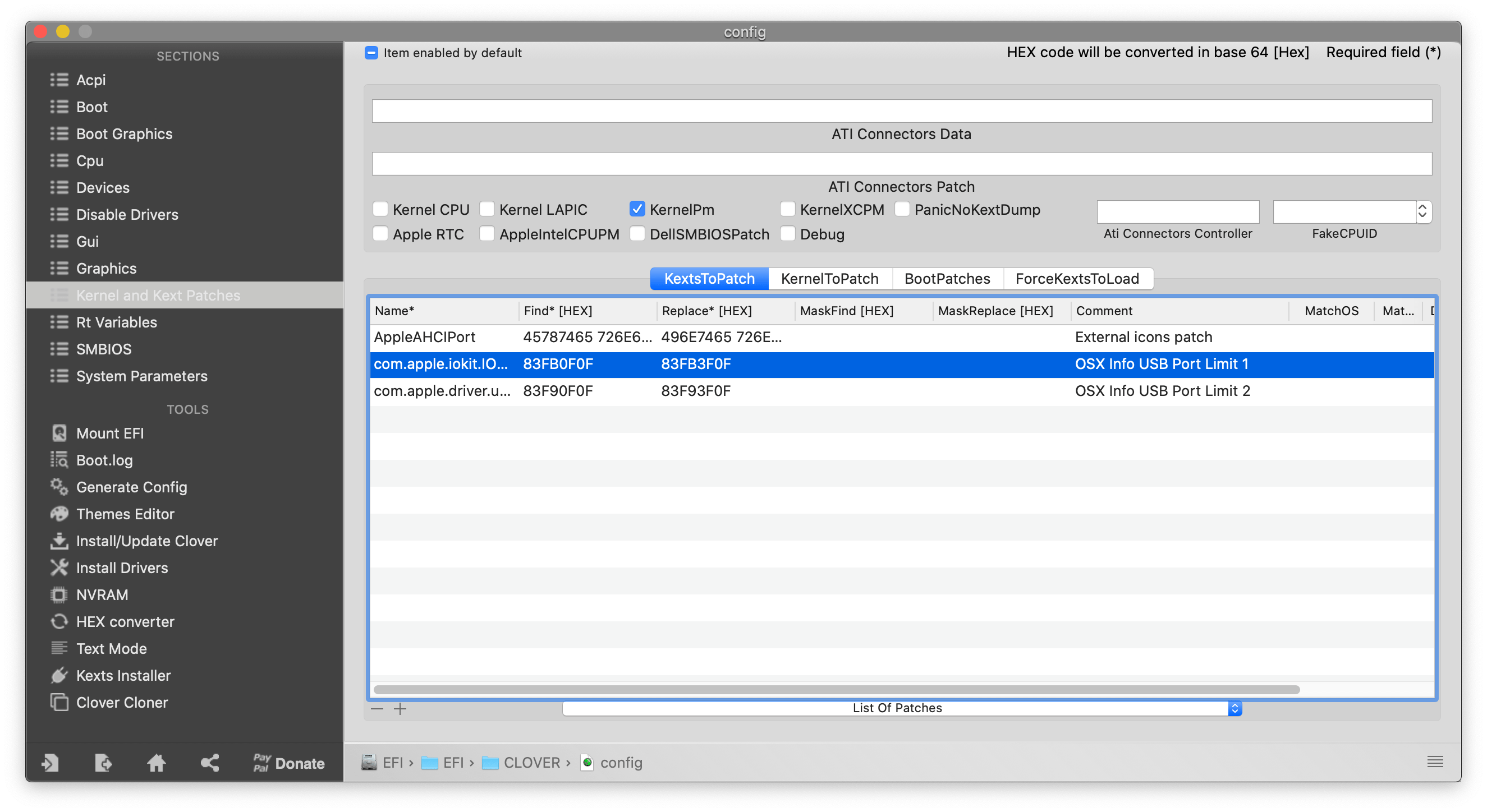 Catalina 10.15.0 1 USB Port Limiti Kaldırma Hackintosh