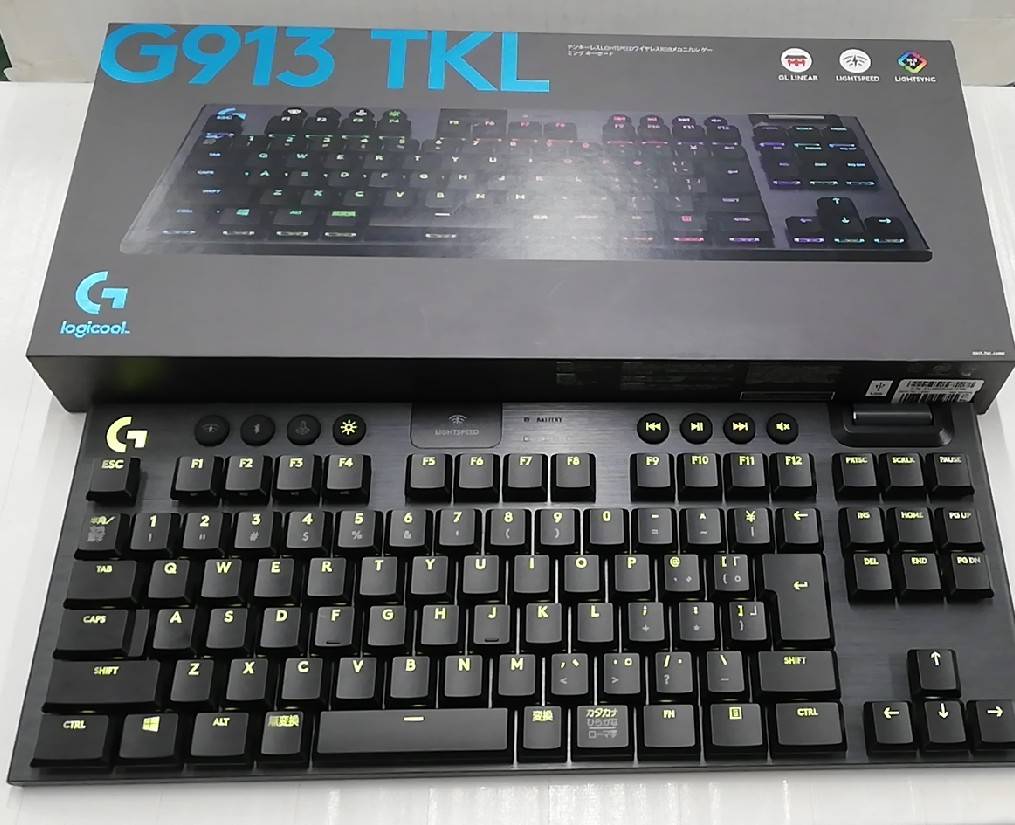 ロジクールG913 TklテンキーレスLightspeedワイヤレスRgbキーボード 6/13□入荷情報です！◇ロジクールG913 TklテンキーレスLightspeed ワイヤレスRgbメカニカル ゲーミング キーボード□ | お宝中古市場 鶴岡店