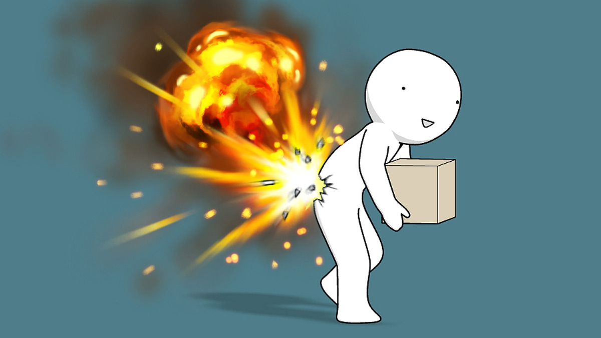 腰痛の女性のイラスト | かわいいフリー素材集 いらすとや 突然やってくる腰痛を爆発で表現 腰痛経験者から共感の声 | おたくま経済新聞