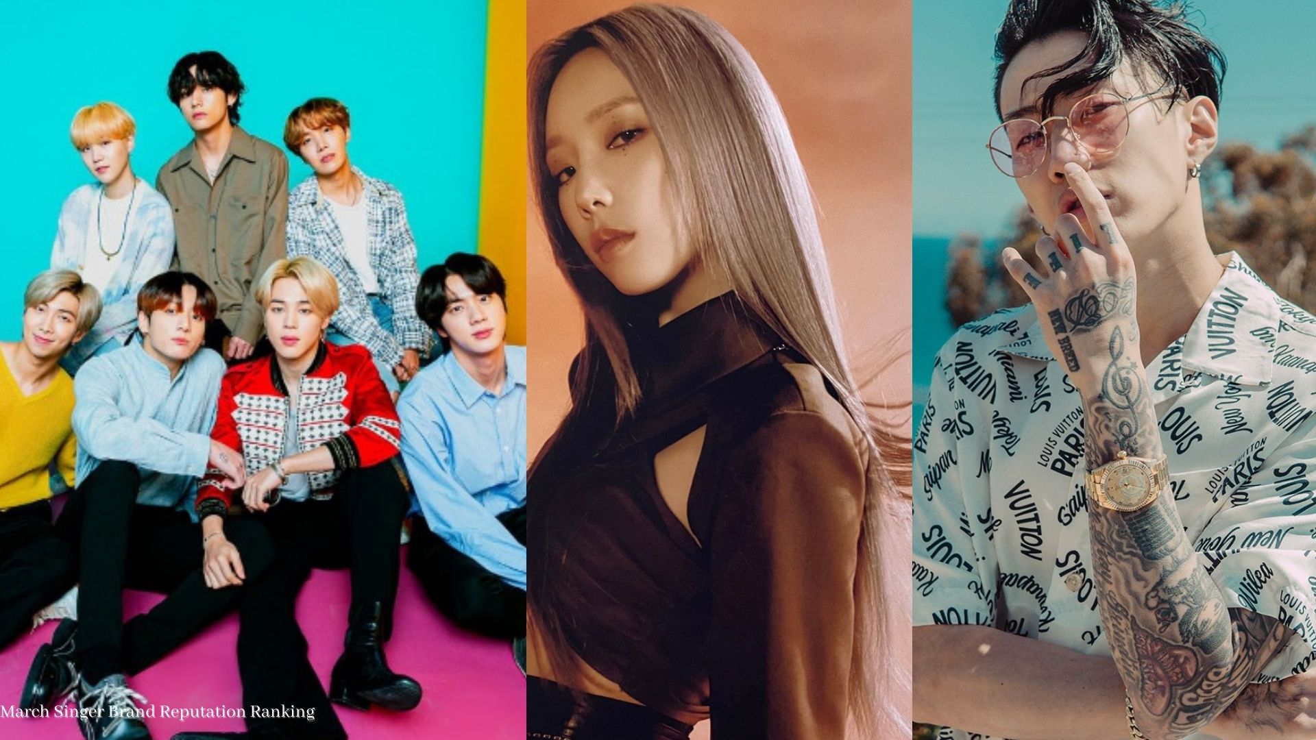 March Singers Brand Reputation Ranking Announced BTS Tops the List