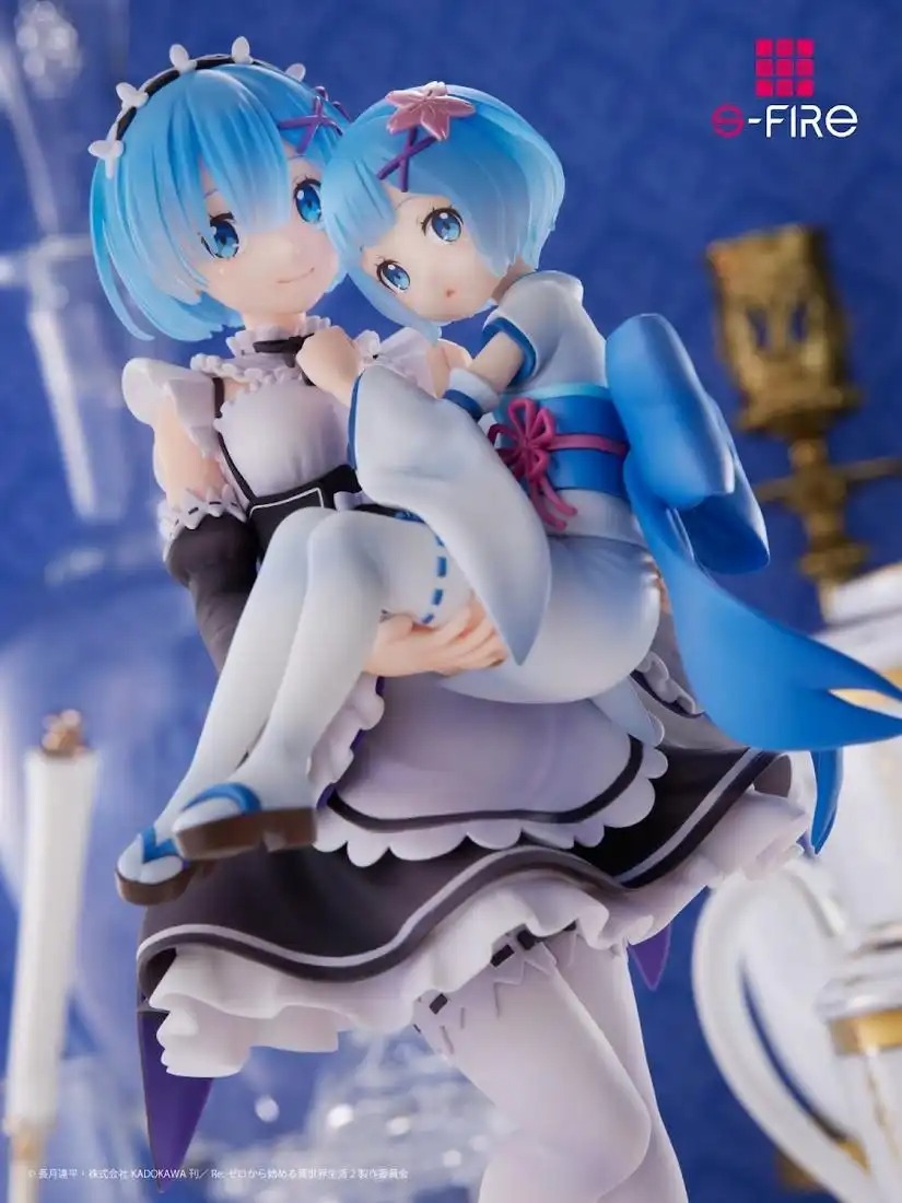 ReZERO’s Rem Pairs Up with Her Childhood Self for New Figure Otaku