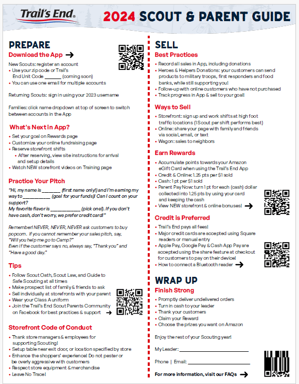 Fall Product Sale - Oregon Trail Council, BSA