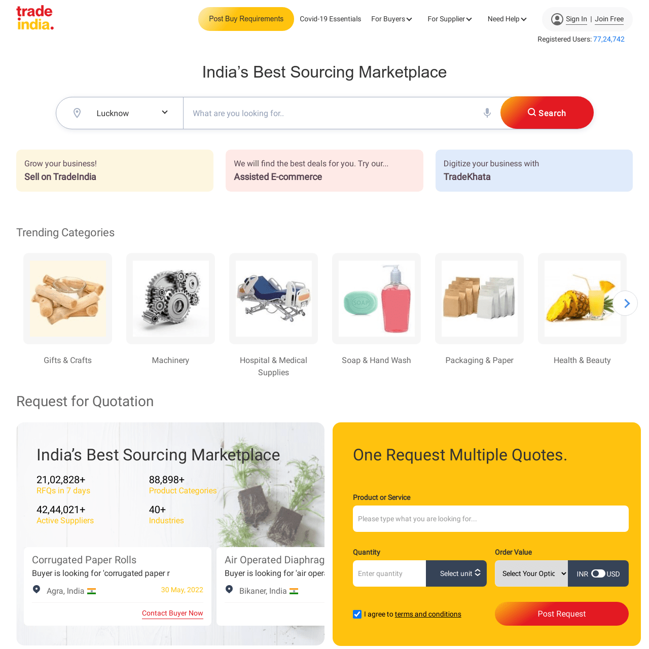 TradeIndia API and dropshipping solution