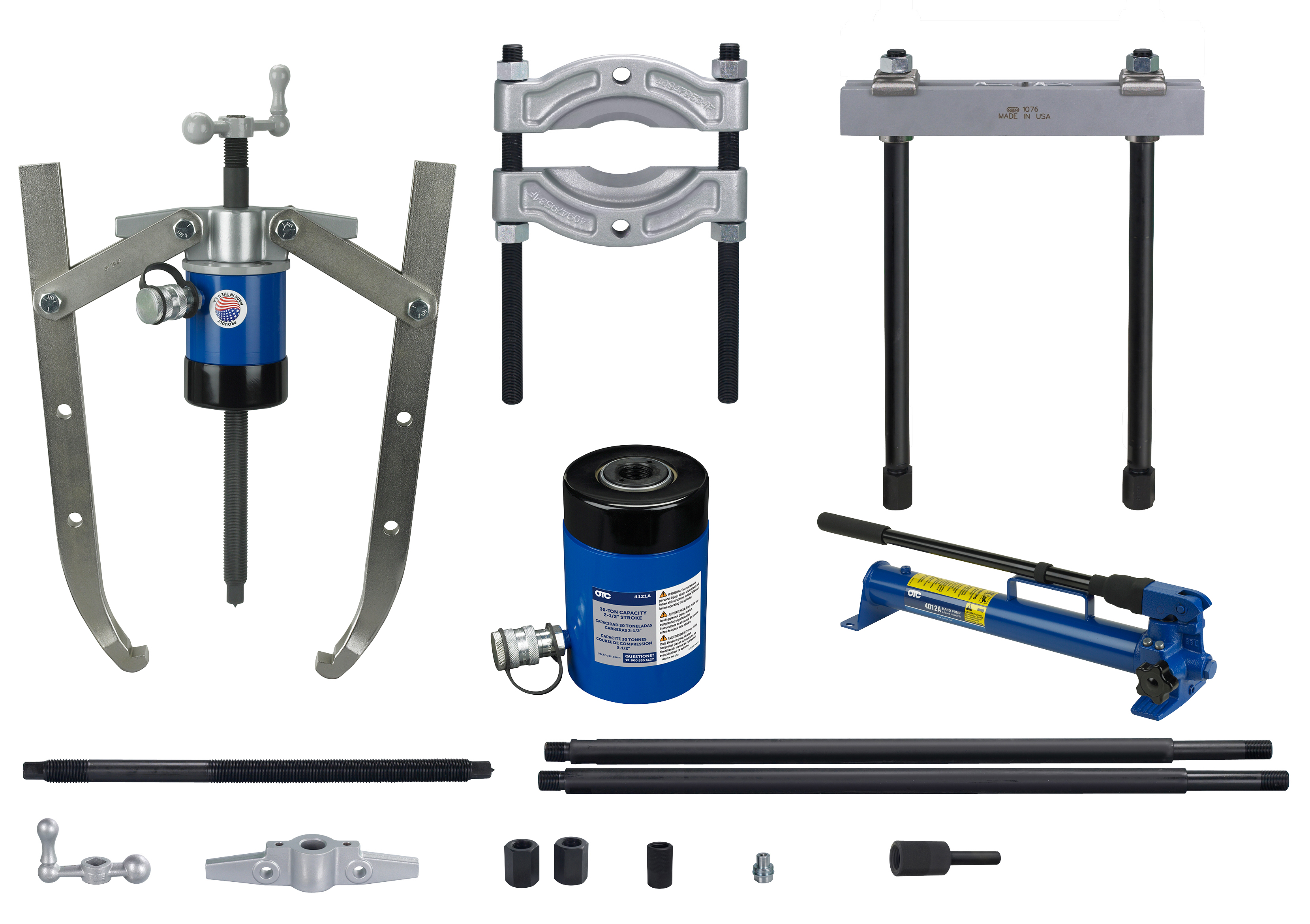 171/2, 30, and 50 Ton Master Puller Set OTC Tools