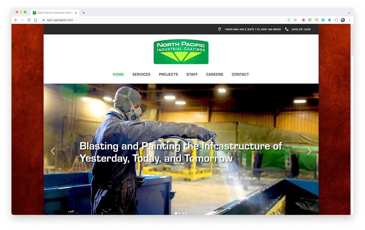 Industrial Coatings in Washington OTC  Design Girdwood Alaska