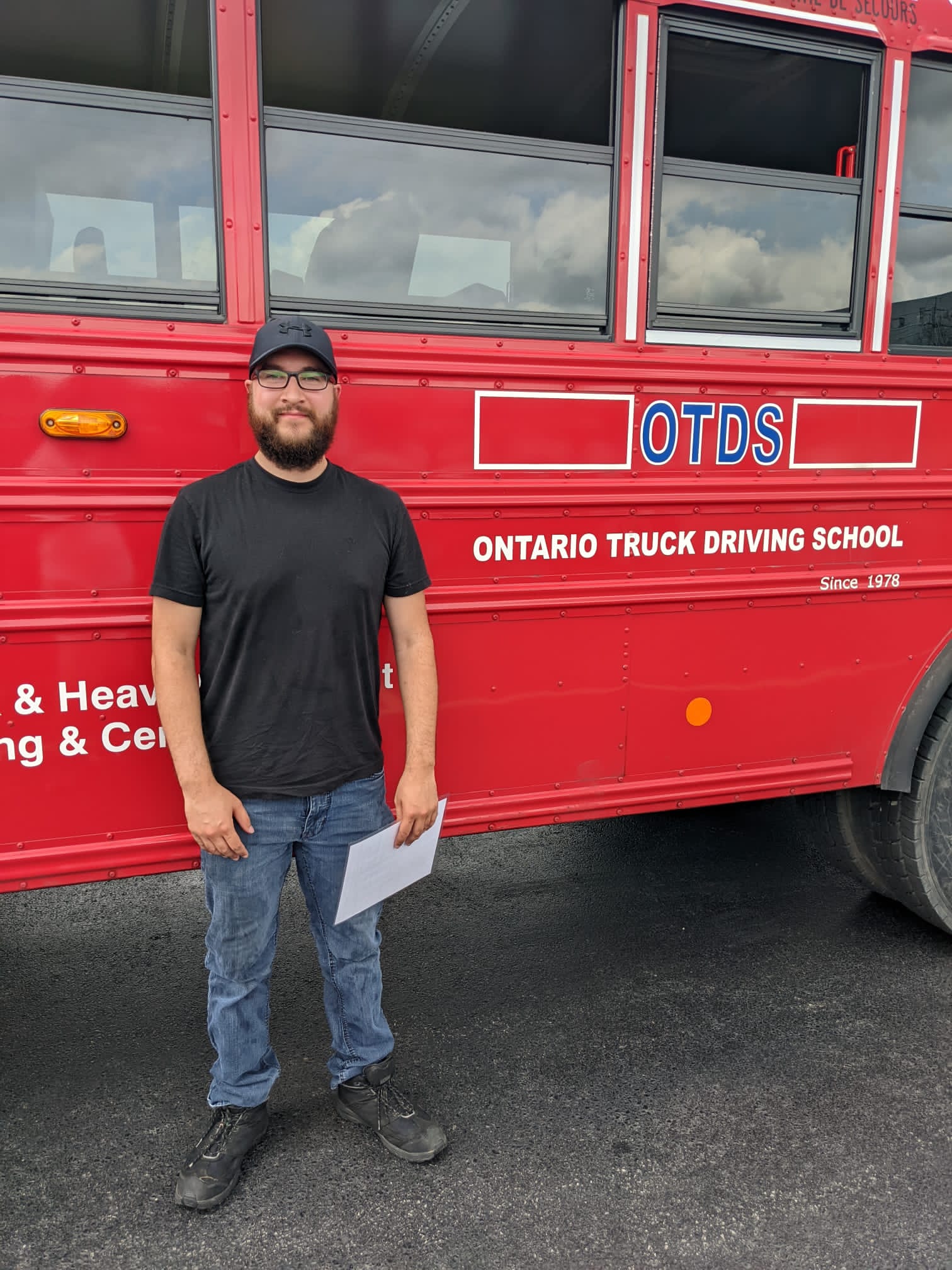 OTDS Student Now Successful DZ License Holder Ontario Truck Driving School