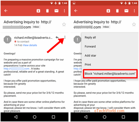 How To Block Emails On Gmail (Complete Guide) - oTechWorld
