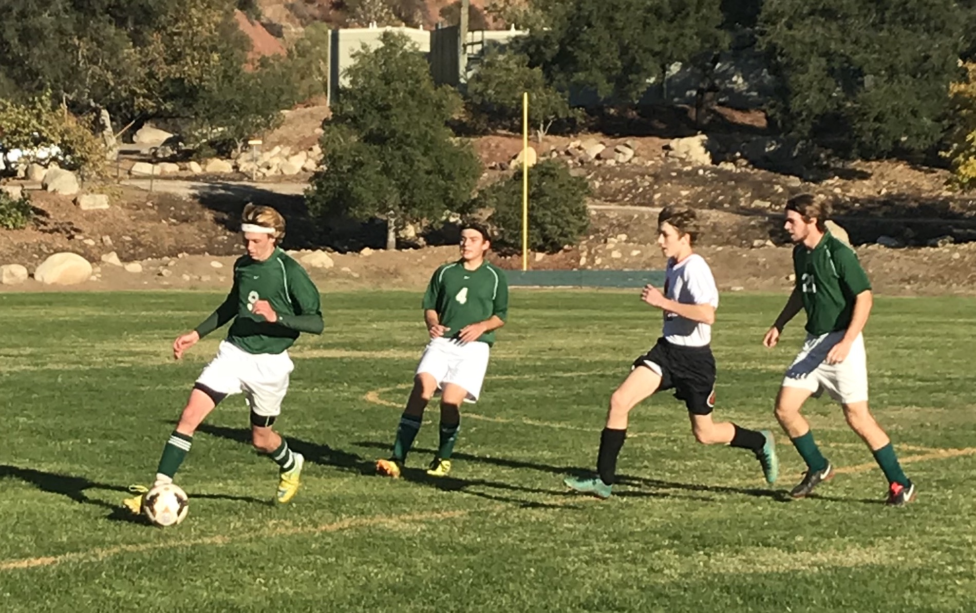 Boys Soccer Wins the League Opener On The Hill