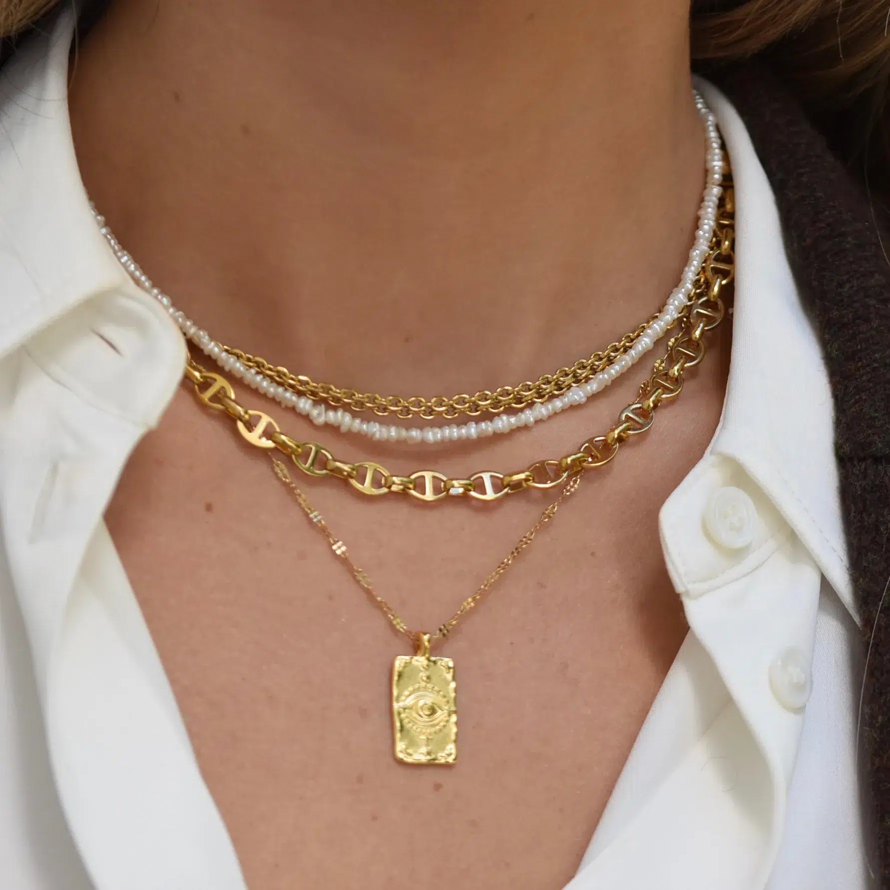 INEZ SMALL CHAIN NECKLACE Othelia Jewels