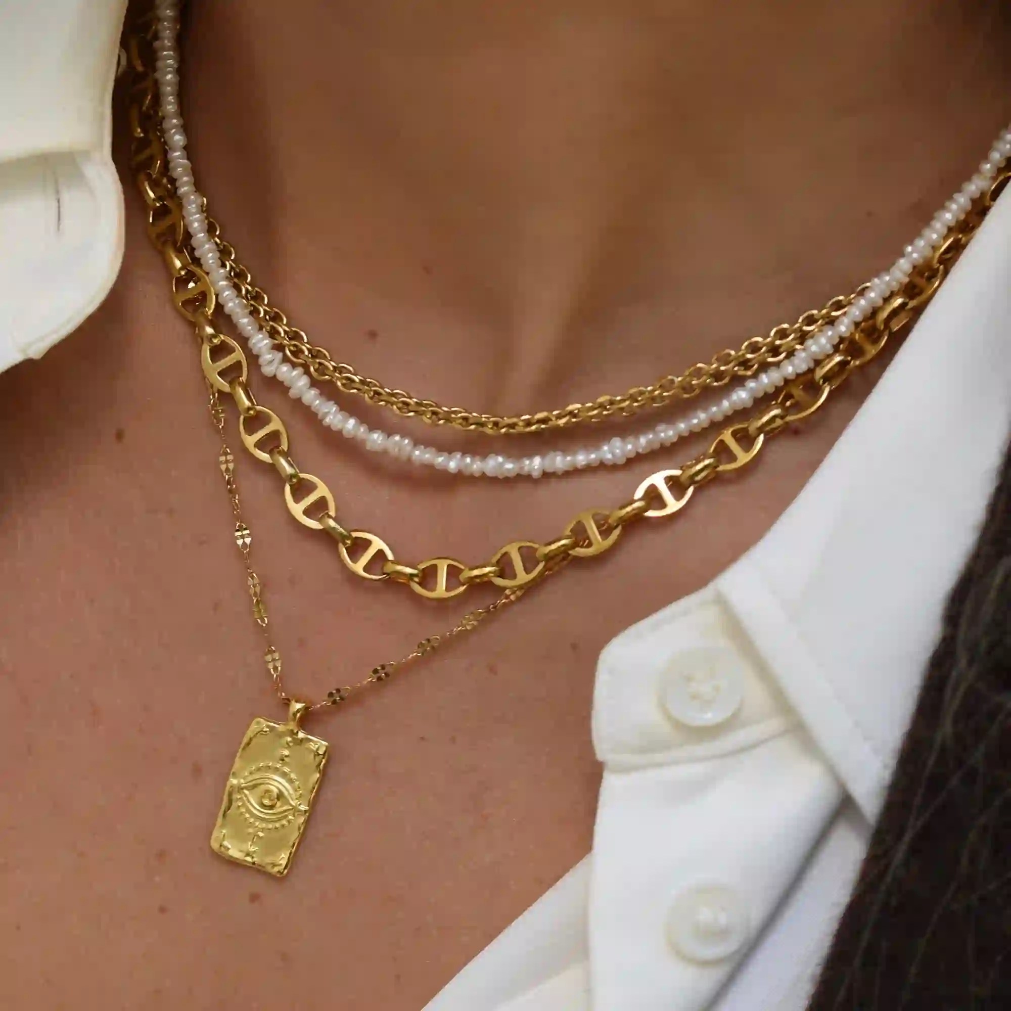 INEZ SMALL CHAIN NECKLACE Othelia Jewels