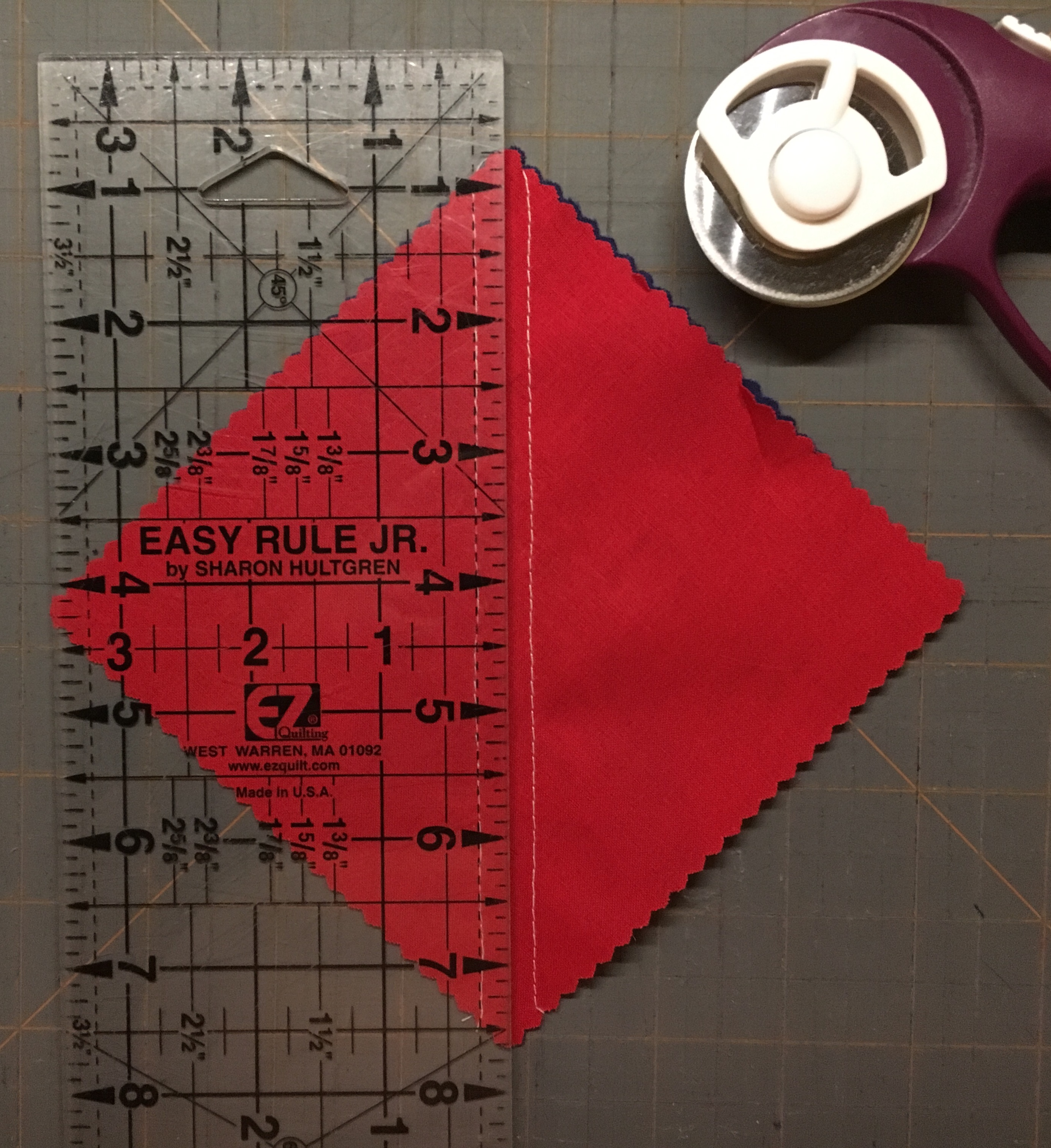 Half Square Triangles 2 cut a Othello Quilter