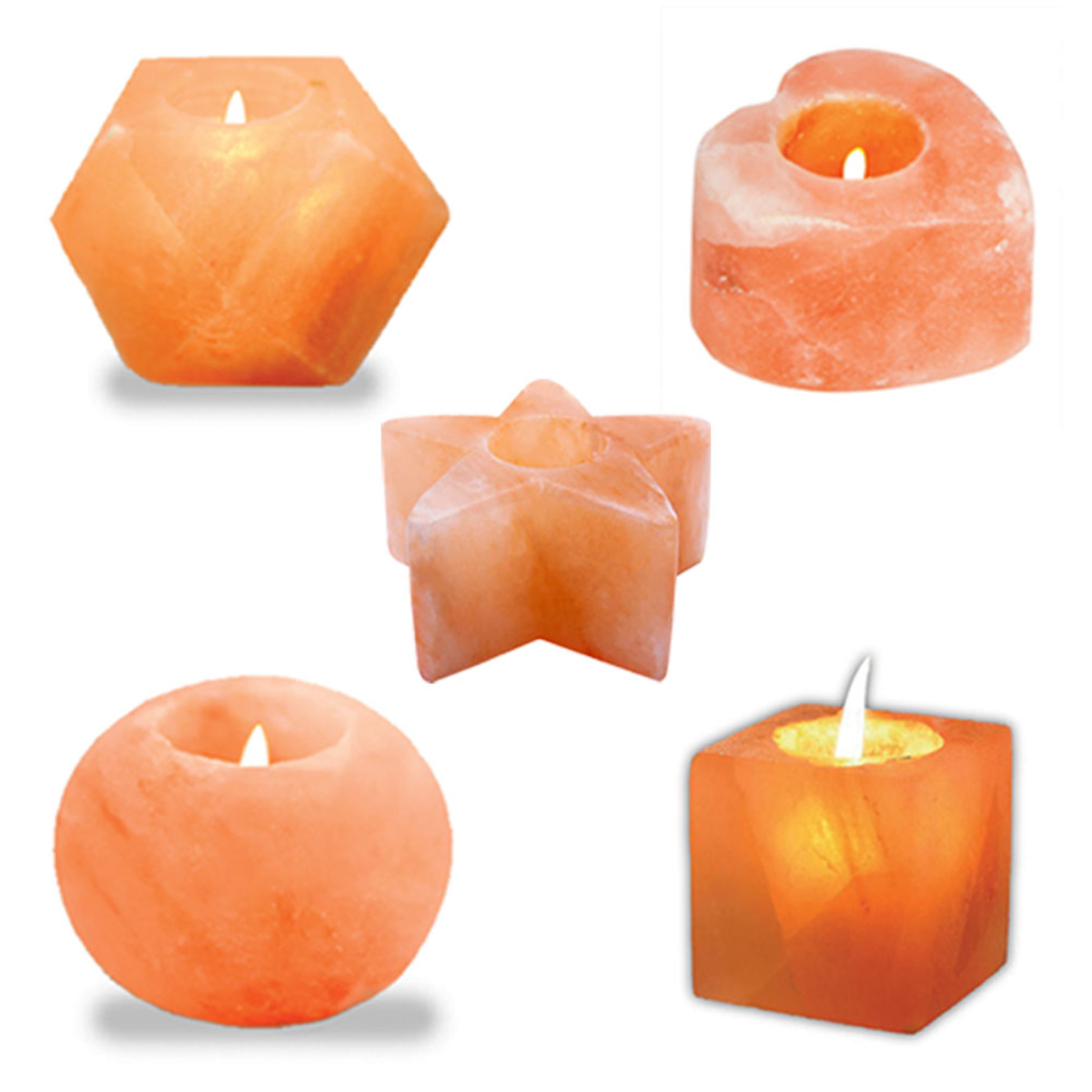 Himalayan Rock Salt Candle Holders Othman Himalaya Minerals