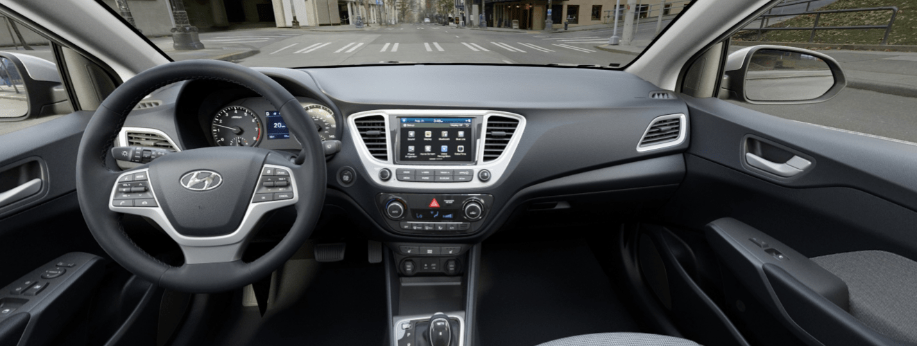 What is the interior of the 2022 Hyundai Accent like?