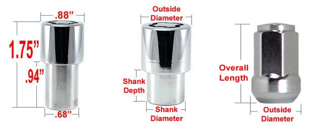 How to Identify Correct Lug Nut & Wheel Bolts for your Vehicle – Otis