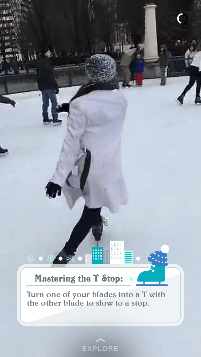 Snapchat Ice Skating Live Story Where Are They Skating? OTLSM