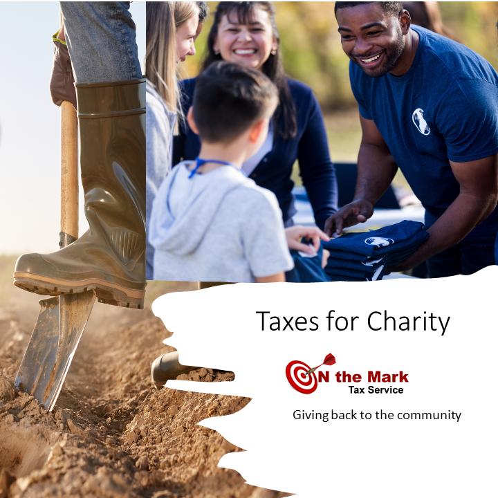 Taxes for Charity On the Mark Tax Service