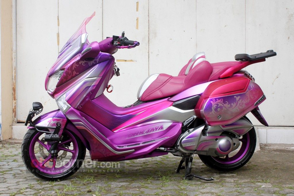 Modifikasi Motor Warna Ungu Arena Modifikasi