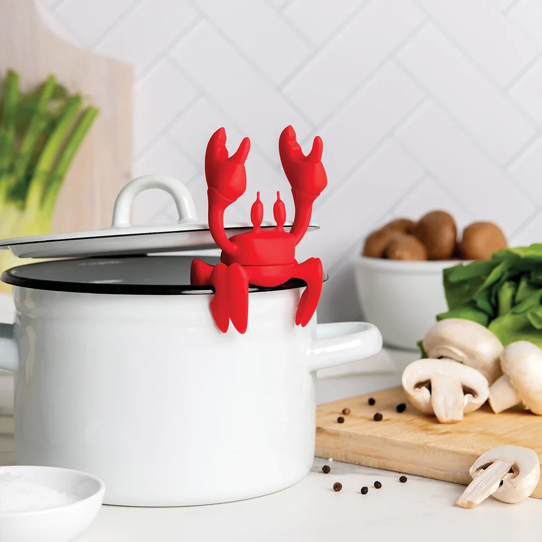 RED Spoon Holder & Steam Releaser OTOTO OTOTO DESIGN