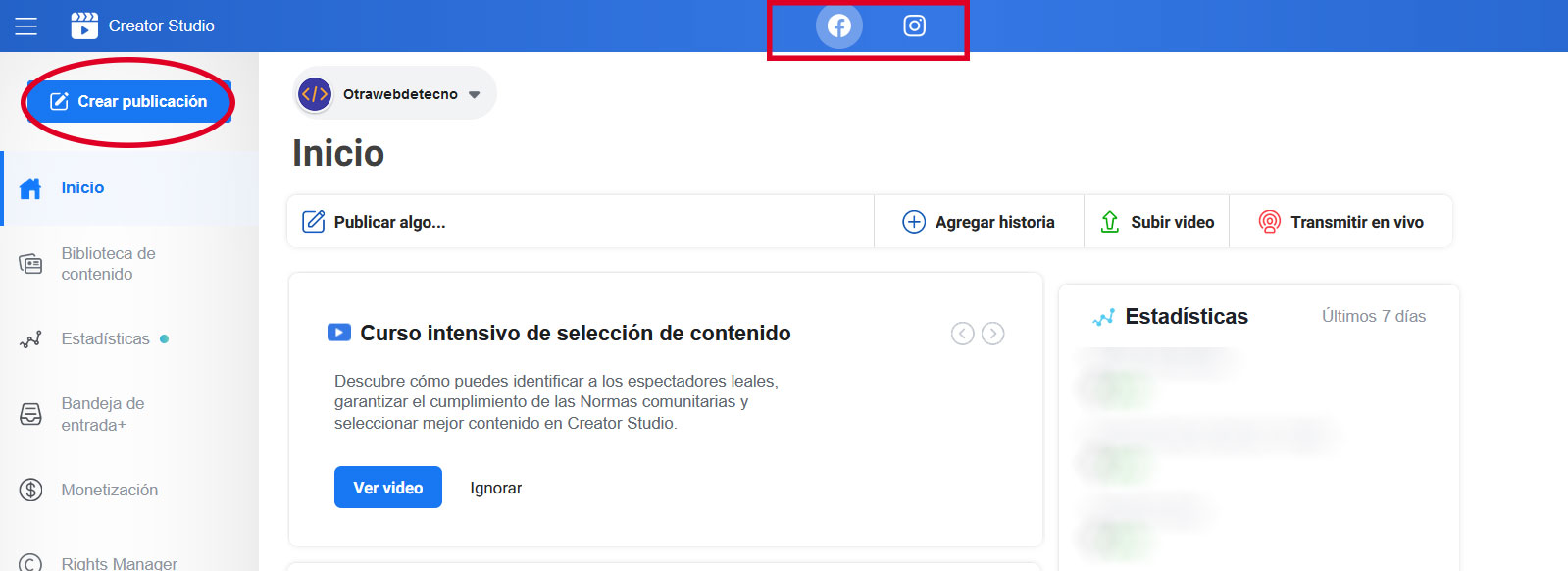 Cómo programar contenido en redes sociales Otrawebdetecno