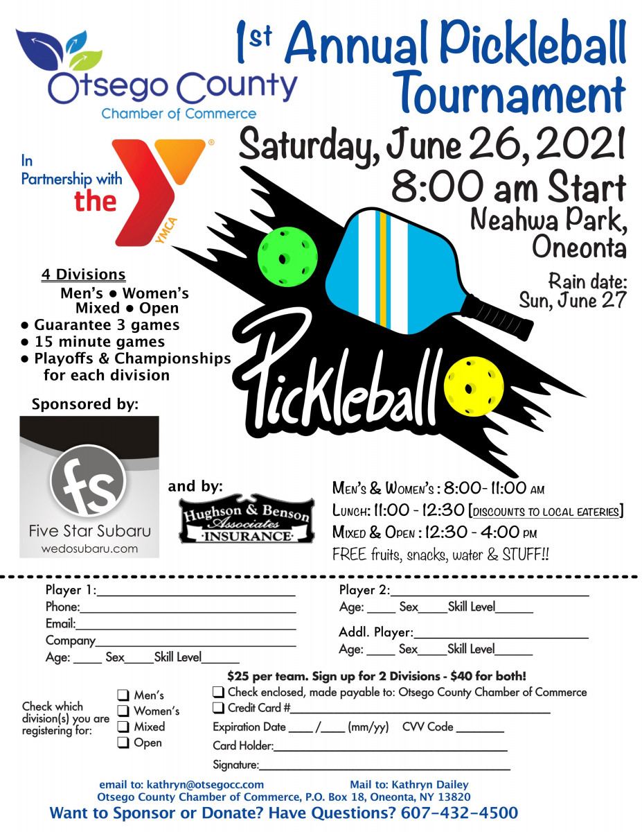 Pickleball Tournament! Join us June 26th Help us make this a great first
