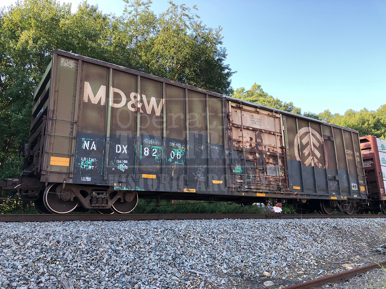 Photograph of exterior of NADX (former Minnesota, Dakota & Western