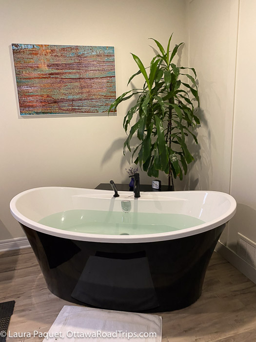 Enjoy your own private sauna and soak in Carp Ottawa Road Trips