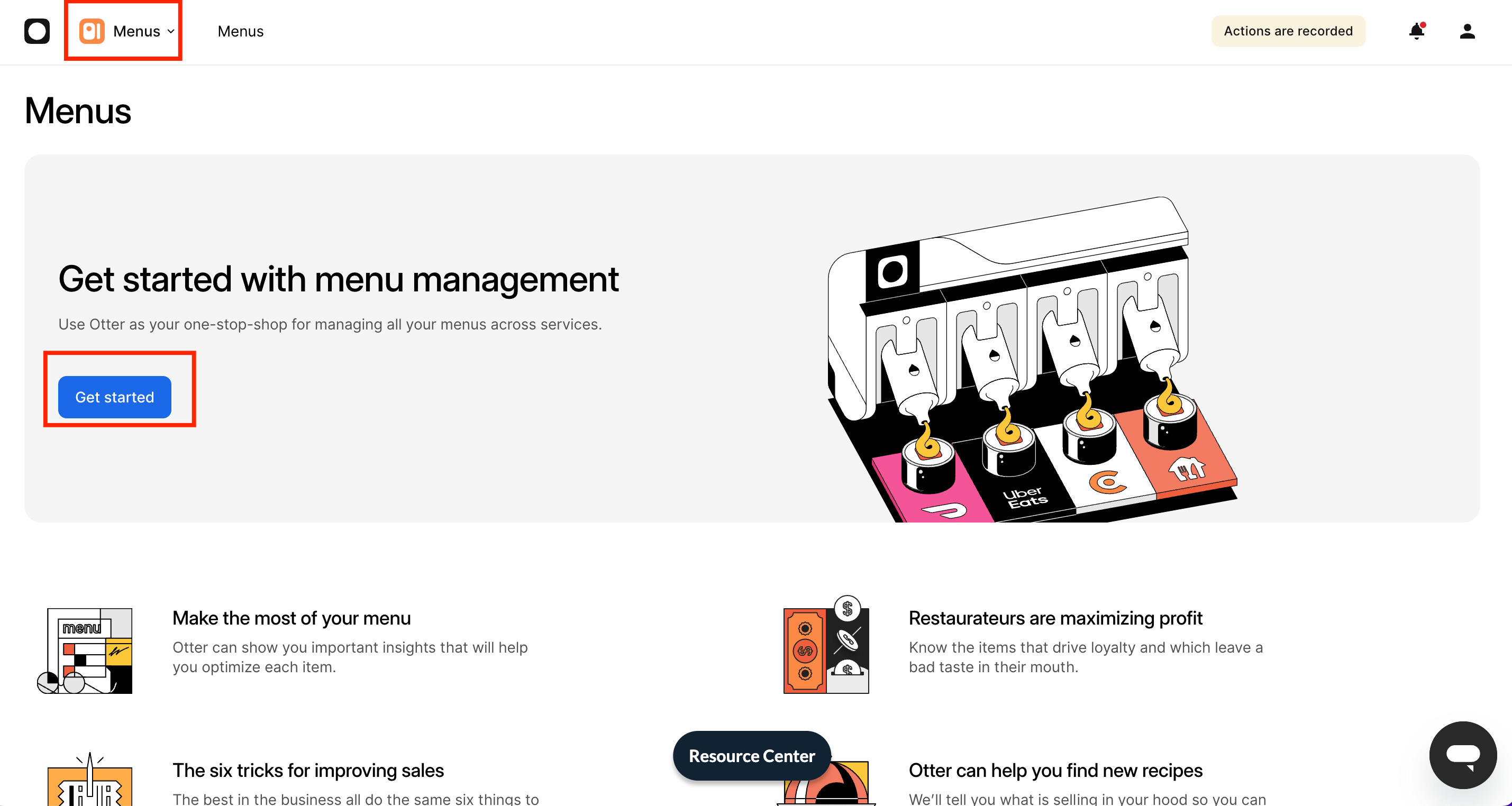 What is SelfServe Menu Management? Otter Help Center US