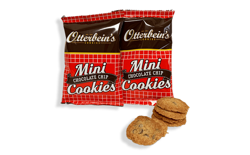 Chocolate Chip Mini Bags 16 Pack Otterbein's Cookies