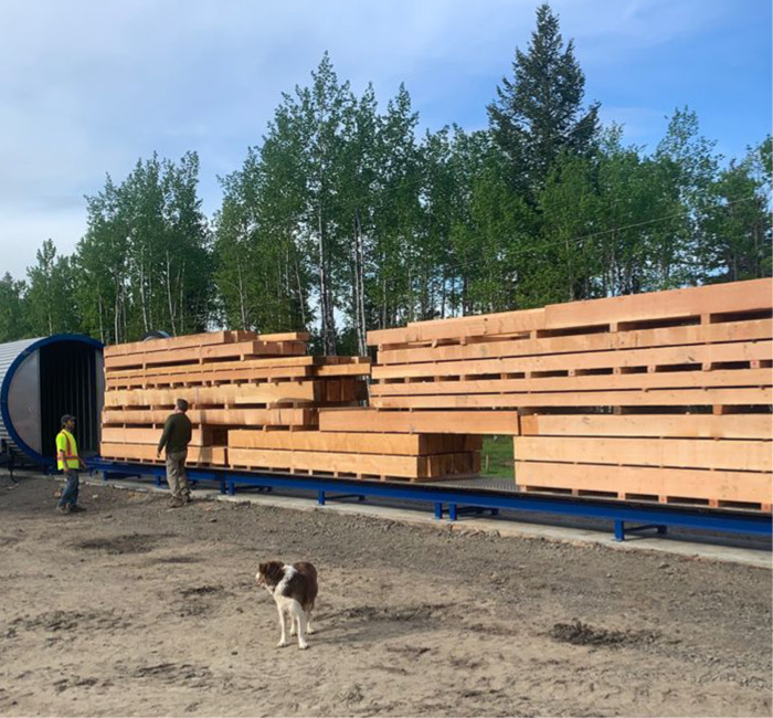 OT Timber Frames Your custom Timber frame home from our own kiln dried wood.