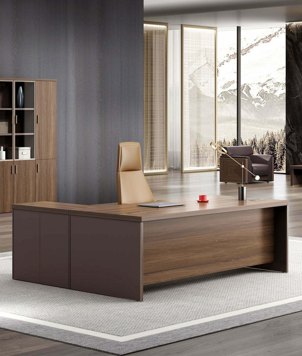 L Shape Executive Desk Ottimo Furniture