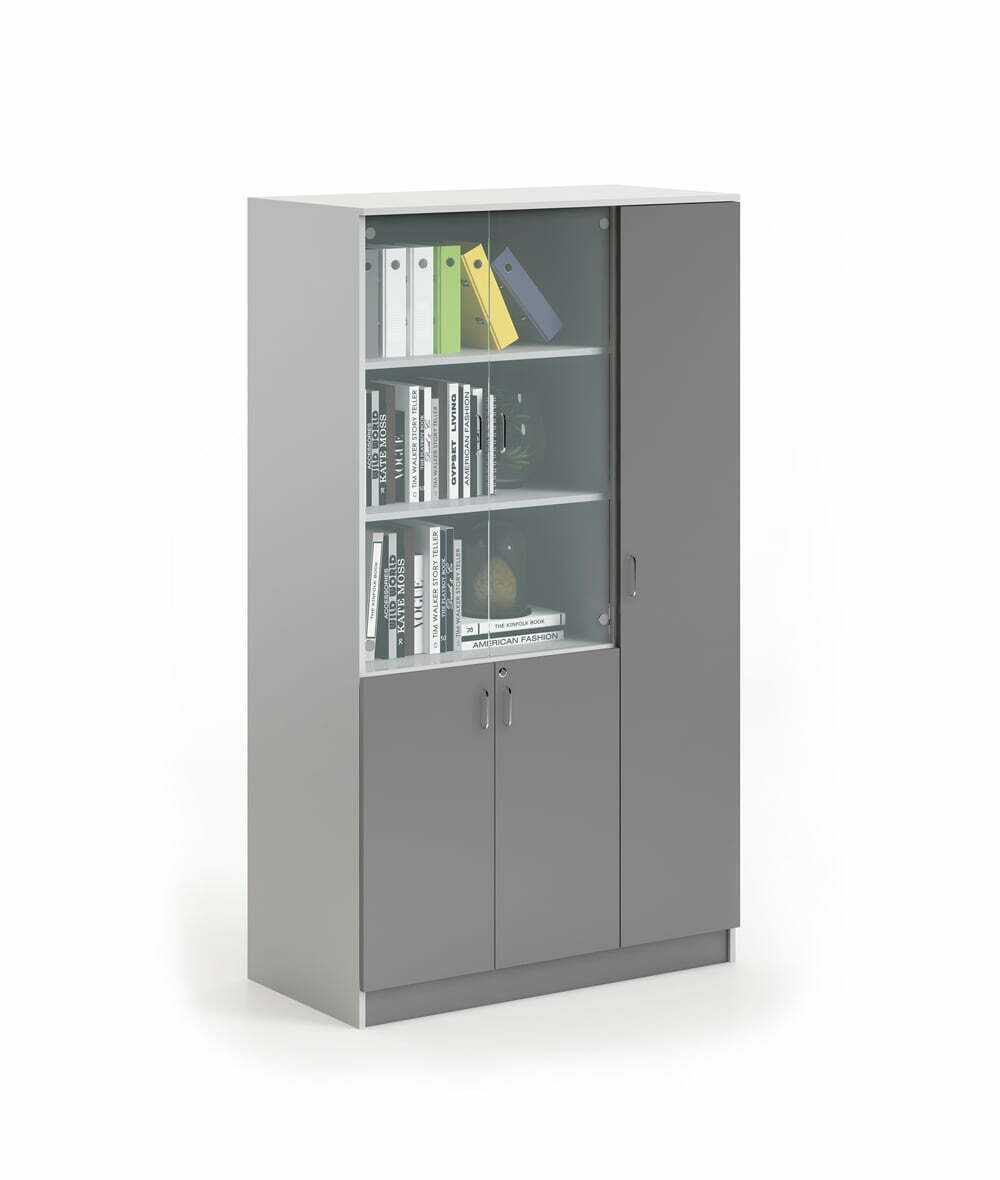 Full Height Glass Door Filing Ottimo Furniture