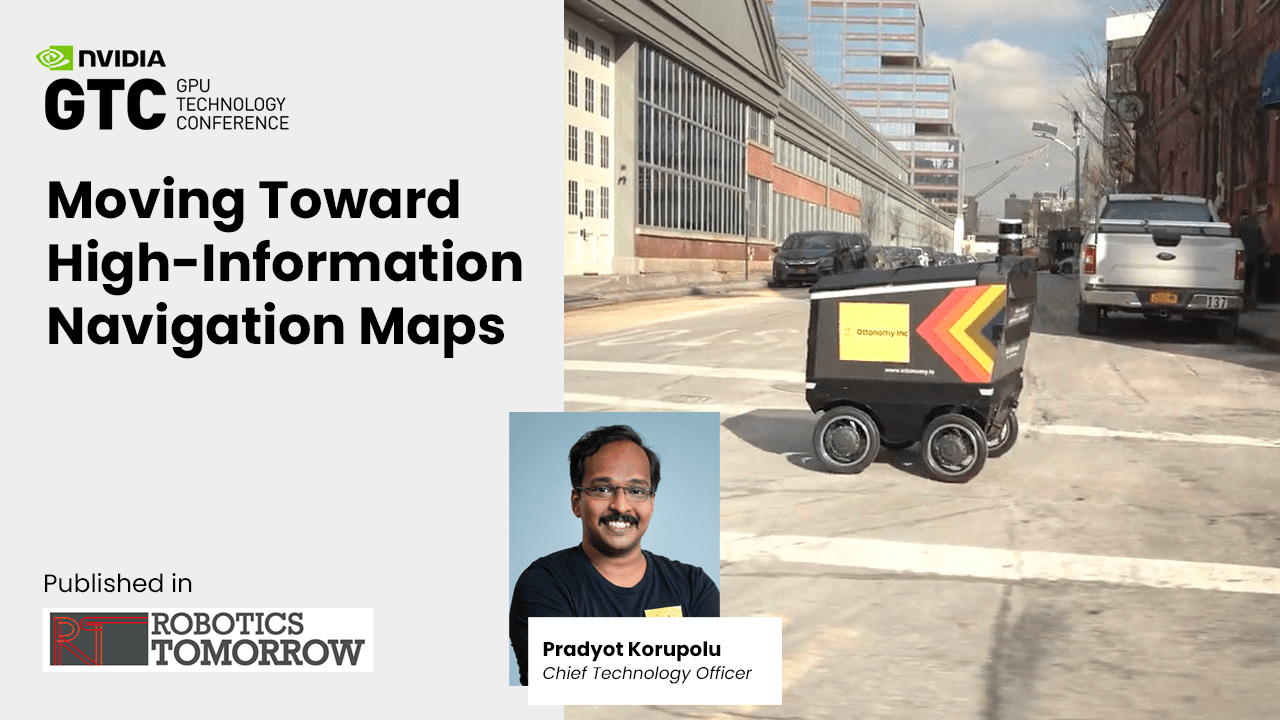 Ottonomy.IO Unveils High Information Navigation Mapping for Autonomous