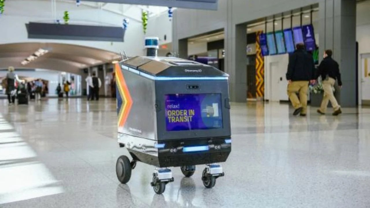 At CVG Airport Fully Autonomous Delivery Robots Roam