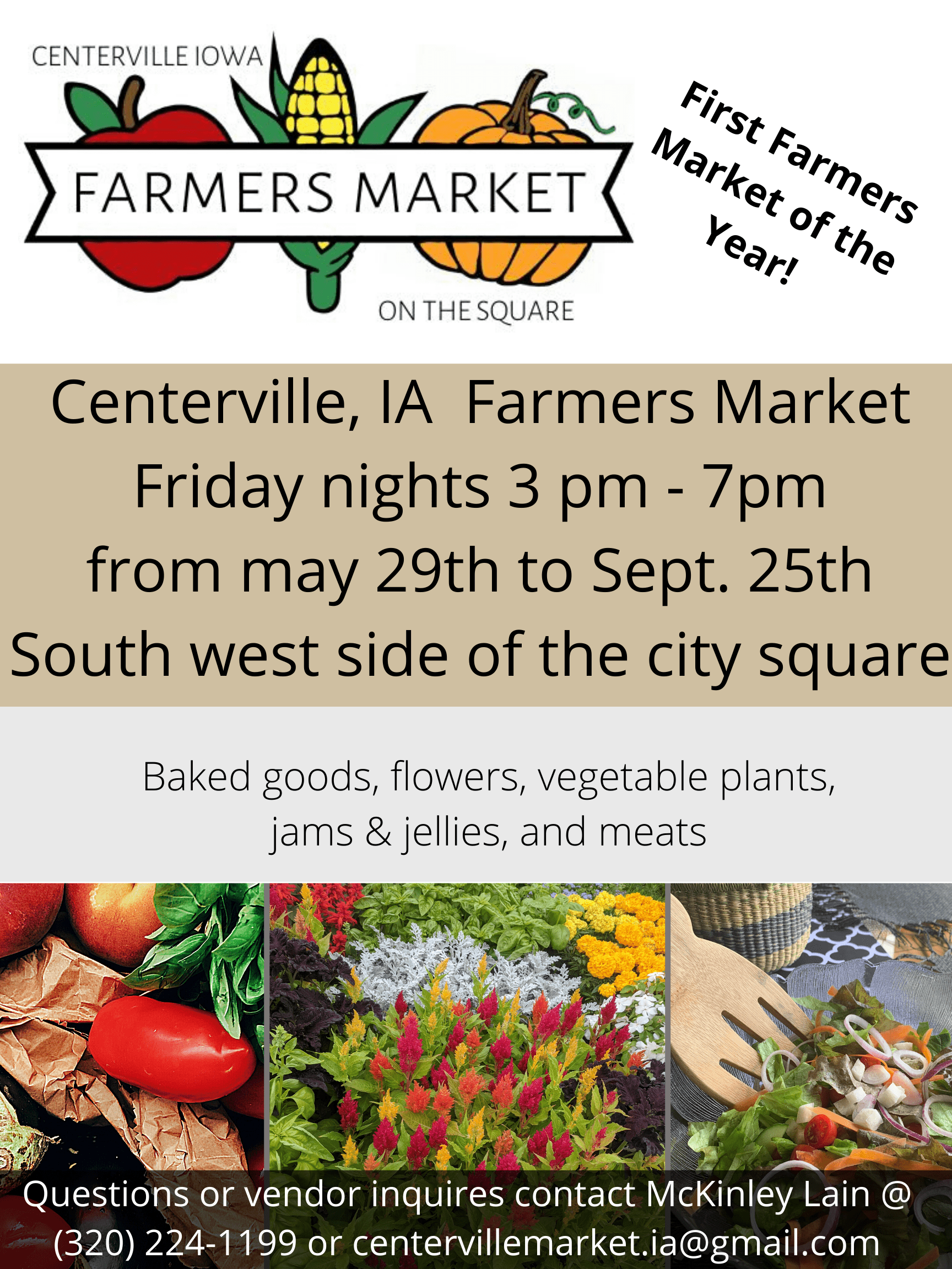 Centerville Farmers Market on the Square Ottumwa Radio