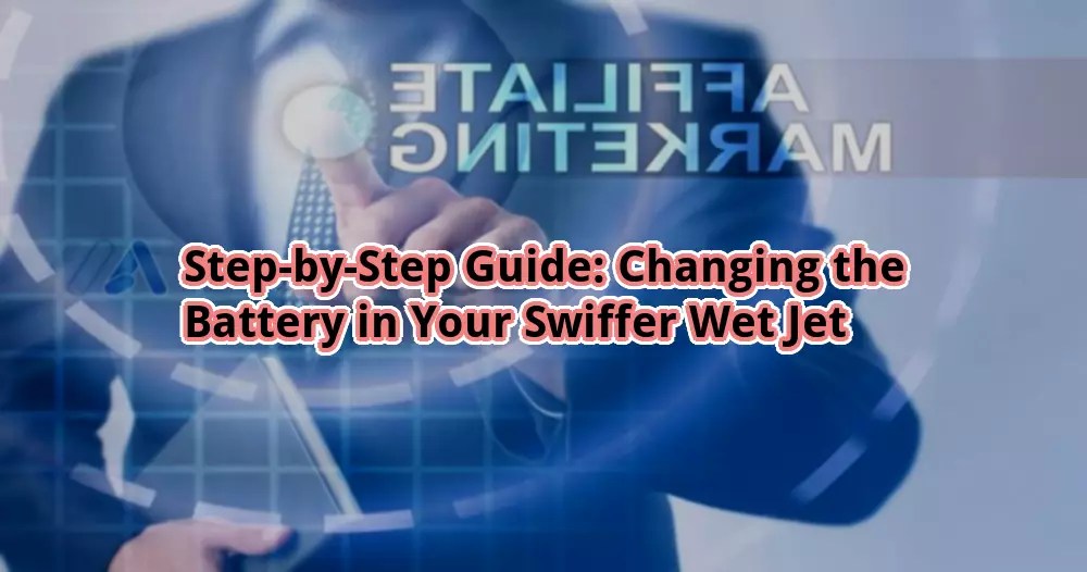 StepbyStep Guide Changing the Battery in Your Swiffer Wet Jet otw.cam